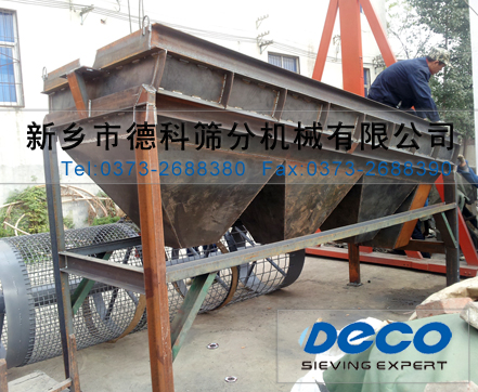 滾筒篩生產現場